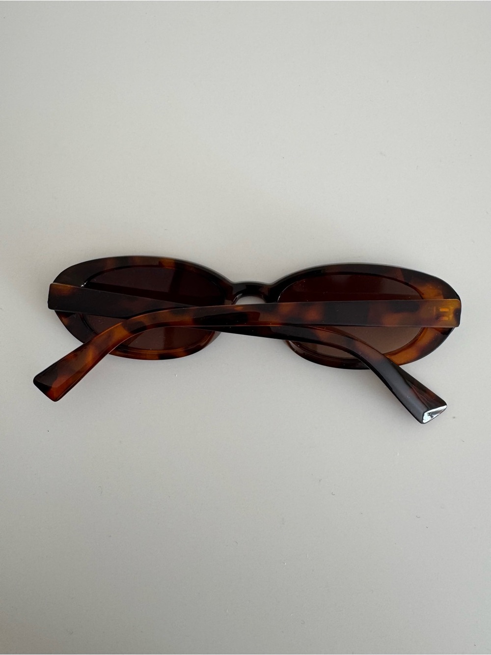 Glassons Tortoiseshell Oval Sunglasses - Brown - Picture 3 of 10